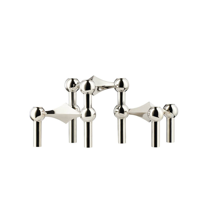 Candle Holder - Chrome - Set of 3