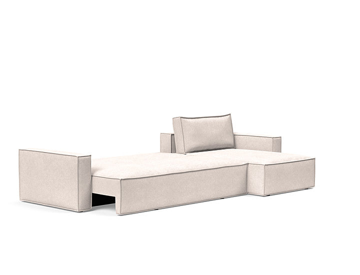 Newilla Sleeper Sofa With Lounger With Standard Arms