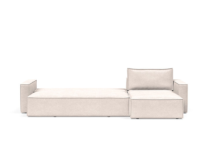 Newilla Sleeper Sofa With Lounger With Standard Arms