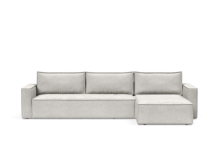 Newilla Sleeper Sofa With Lounger With Standard Arms