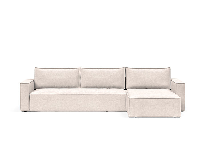 Newilla Sleeper Sofa With Lounger With Standard Arms
