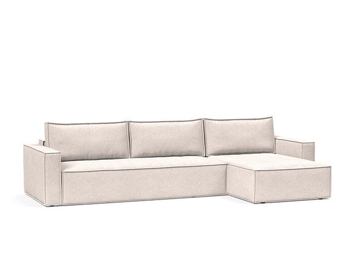 Newilla Sleeper Sofa With Lounger With Standard Arms