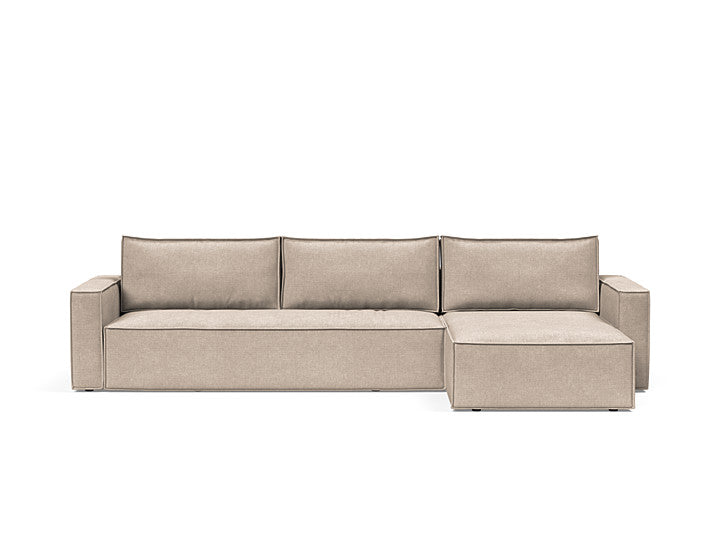 Newilla Sleeper Sofa With Lounger With Standard Arms