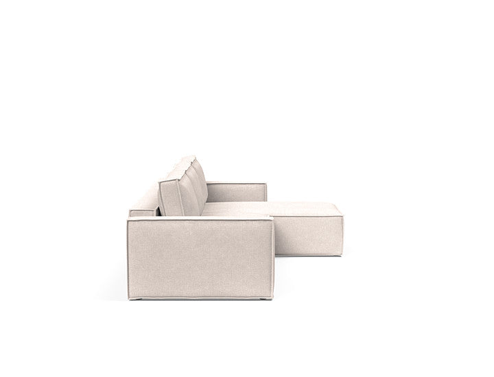 Newilla Sleeper Sofa With Lounger With Standard Arms