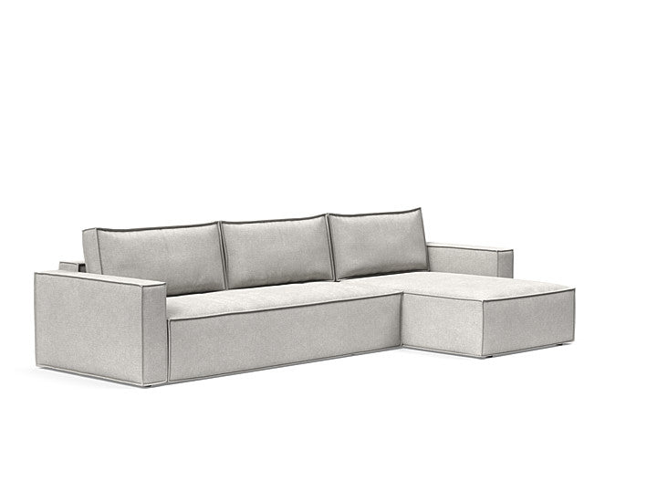 Newilla Sleeper Sofa With Lounger With Standard Arms
