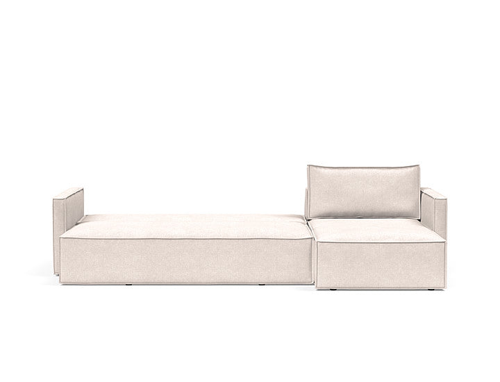 Newilla Sleeper Sofa With Lounger With Slim Arms