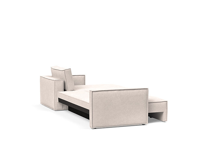 Newilla Sleeper Sofa With Lounger With Slim Arms