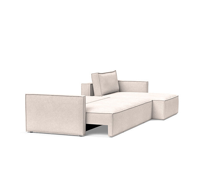 Newilla Sleeper Sofa With Lounger With Slim Arms