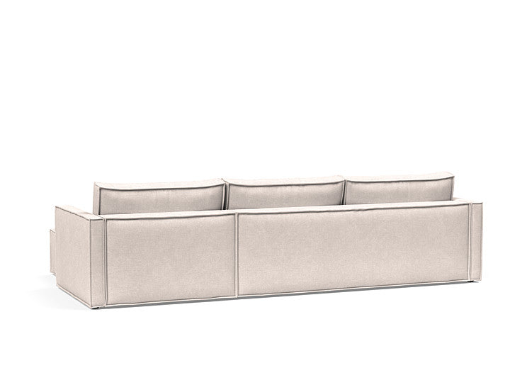 Newilla Sleeper Sofa With Lounger With Slim Arms