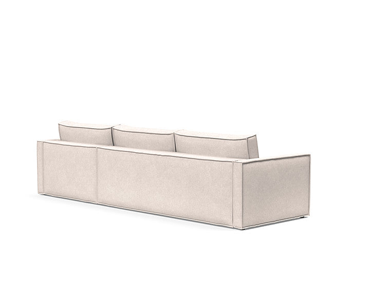 Newilla Sleeper Sofa With Lounger With Slim Arms