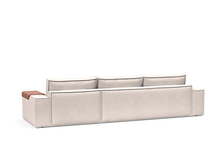 Newilla Sleeper Sofa With Lounger With Wide Arms