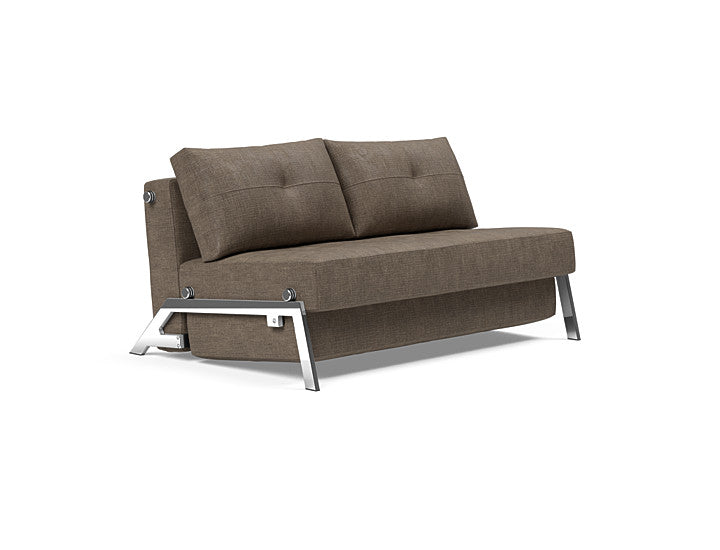 Cubed Sleeper Sofa With Chrome Legs - Full