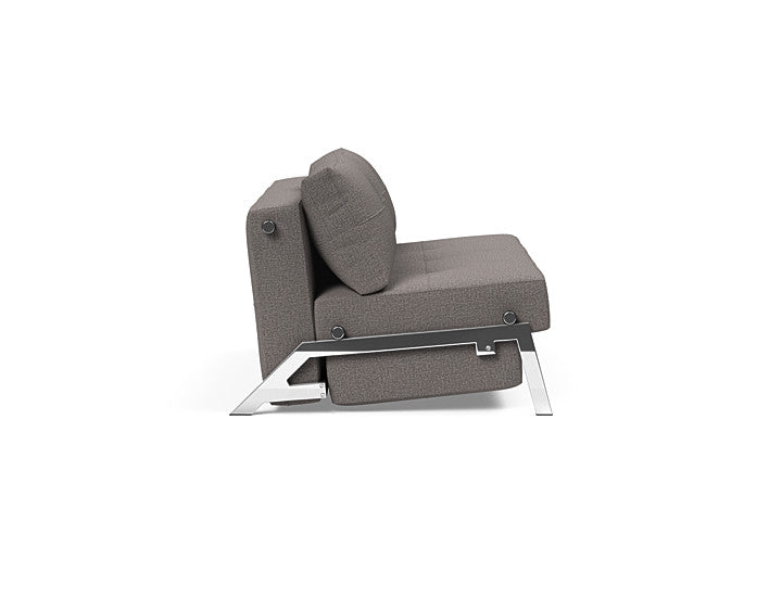 Cubed Sleeper Sofa With Chrome Legs - Full
