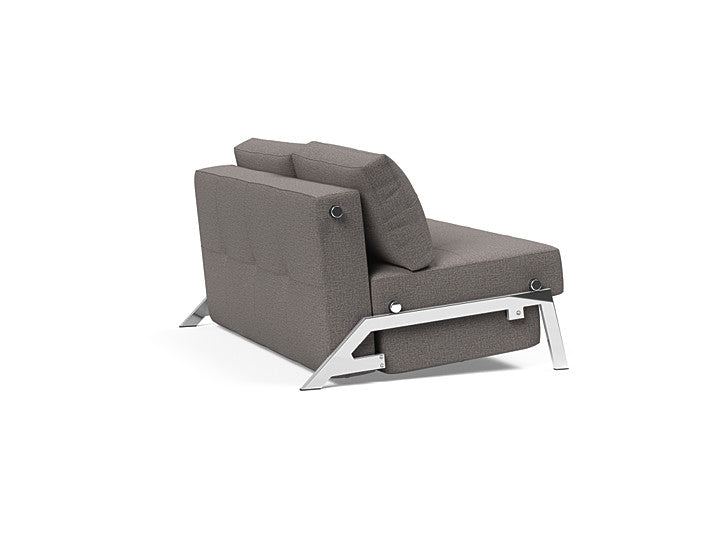 Cubed Sleeper Sofa With Chrome Legs - Full