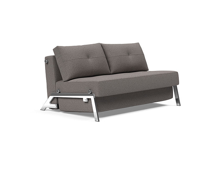 Cubed Sleeper Sofa With Chrome Legs - Full