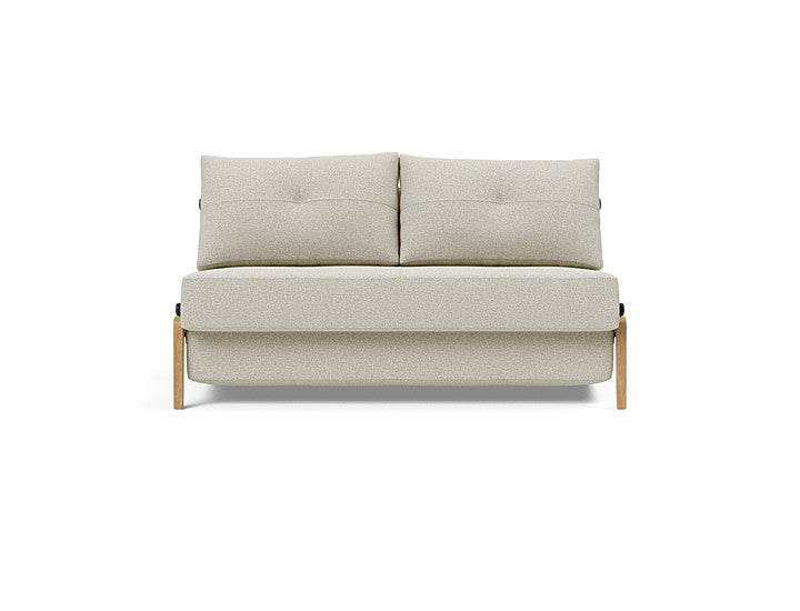 Cubed Sleeper Sofa With Lacquered Oak Legs - Full
