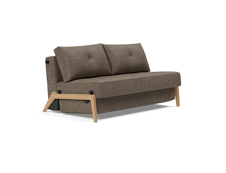 Cubed Sleeper Sofa With Lacquered Oak Legs - Full