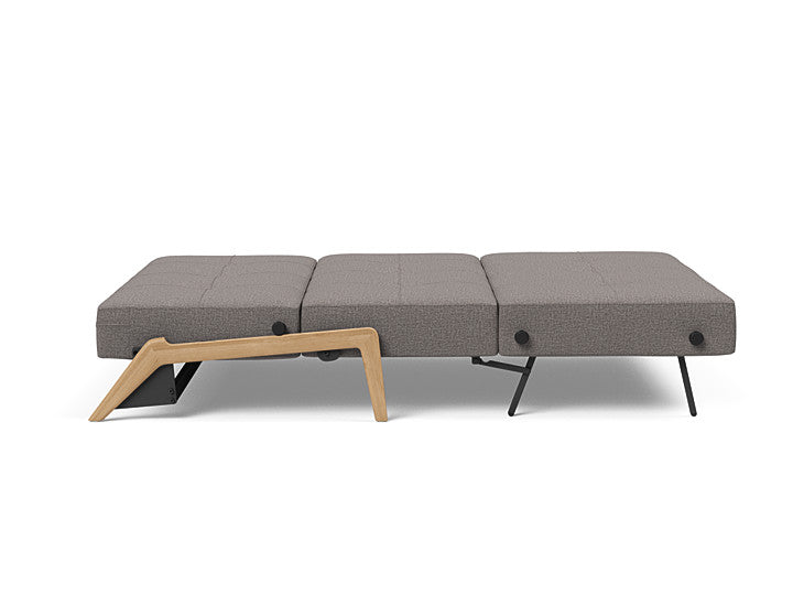 Cubed Sleeper Sofa With Lacquered Oak Legs - Full