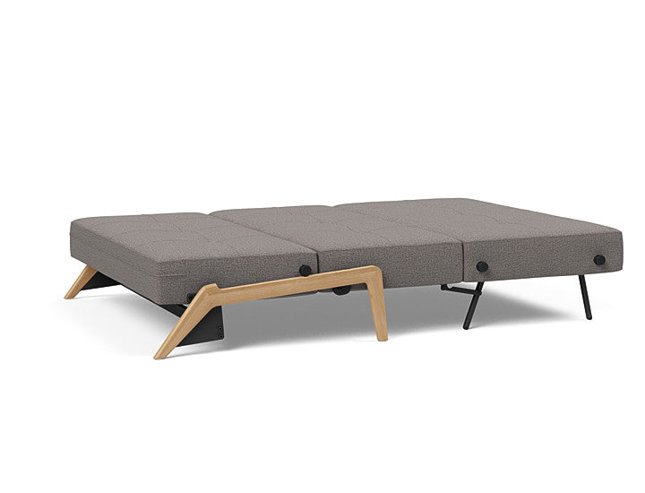 Cubed Sleeper Sofa With Lacquered Oak Legs - Full