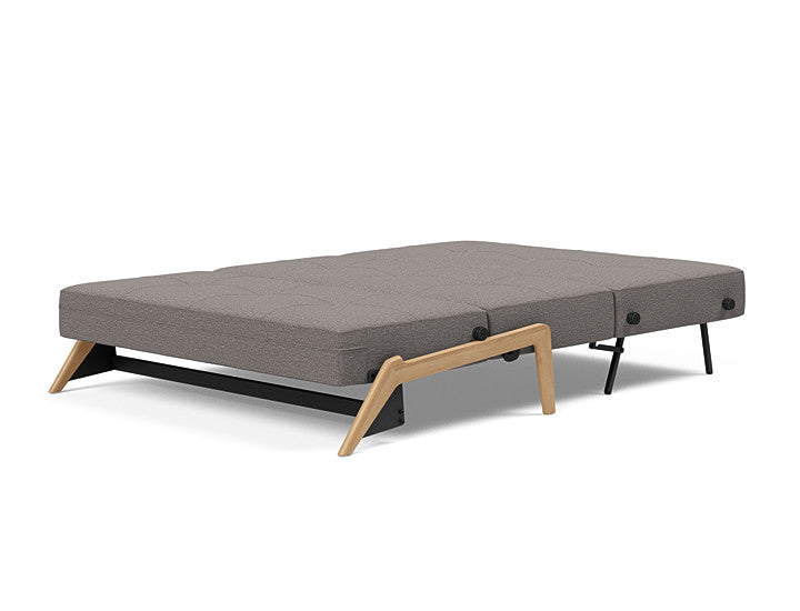 Cubed Sleeper Sofa With Lacquered Oak Legs - Full