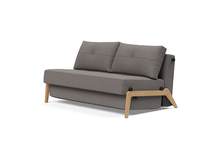 Cubed Sleeper Sofa With Lacquered Oak Legs - Full