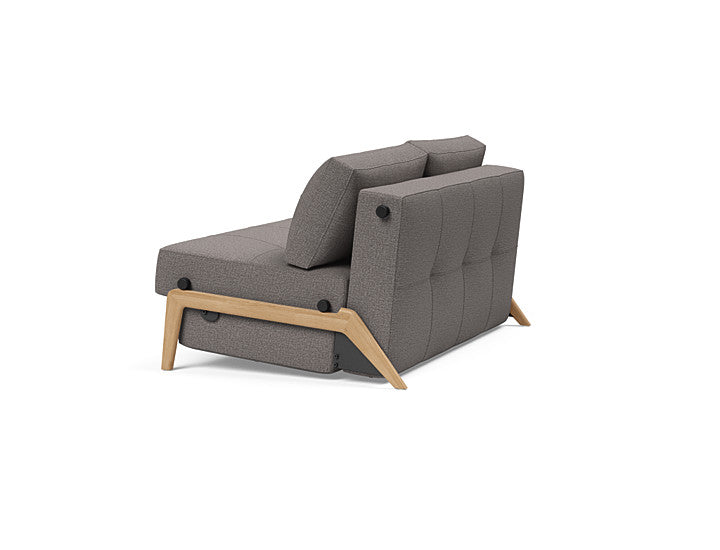 Cubed Sleeper Sofa With Lacquered Oak Legs - Full