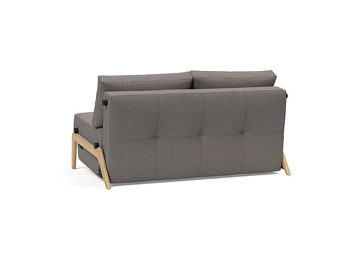 Cubed Sleeper Sofa With Lacquered Oak Legs - Full