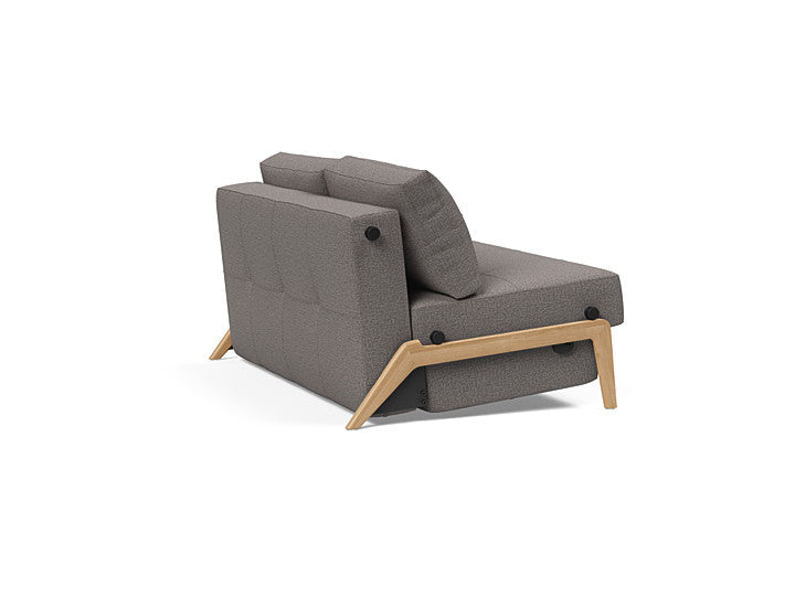 Cubed Sleeper Sofa With Lacquered Oak Legs - Full