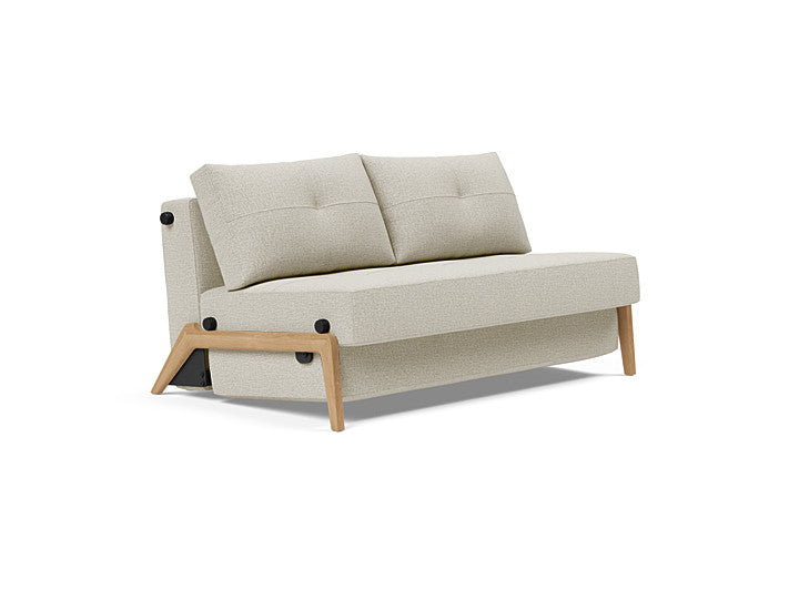 Cubed Sleeper Sofa With Lacquered Oak Legs - Full