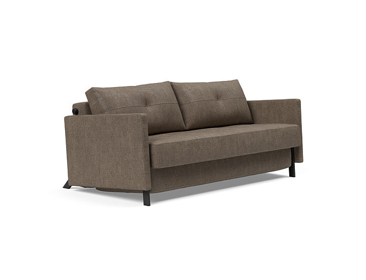 Cubed Sleeper Sofa With Arms - Queen