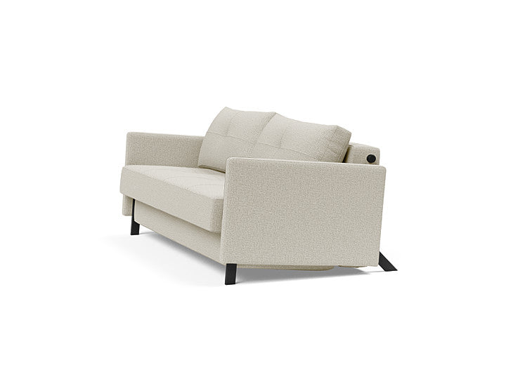 Cubed Sleeper Sofa With Arms - Queen