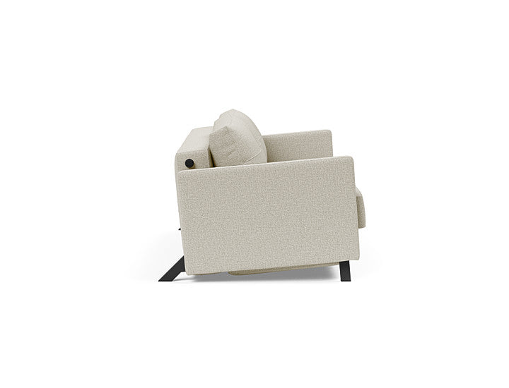 Cubed Sleeper Sofa With Arms - Queen