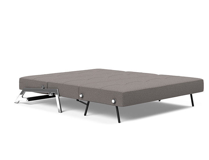 Cubed Sleeper Sofa With Chrome Legs - Queen