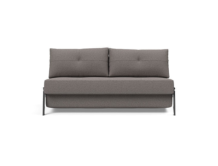 Cubed Sleeper Sofa With Chrome Legs - Queen