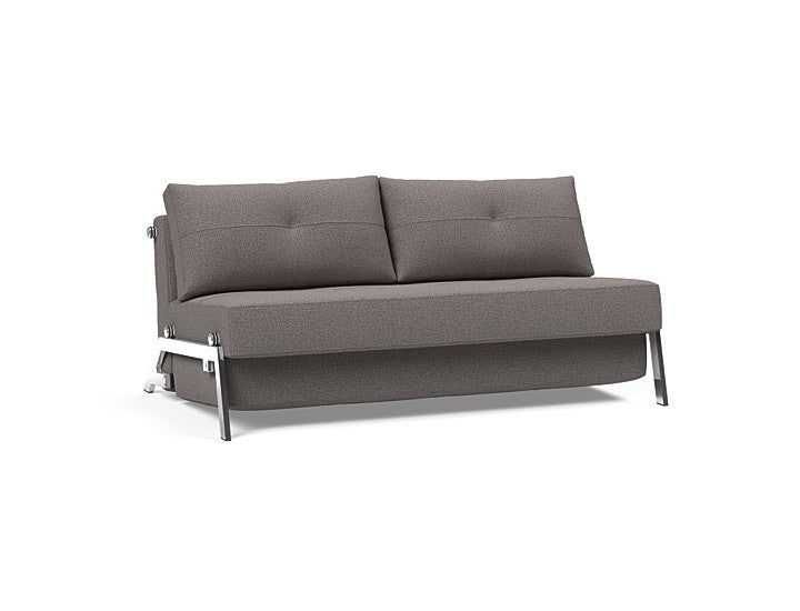 Cubed Sleeper Sofa With Chrome Legs - Queen