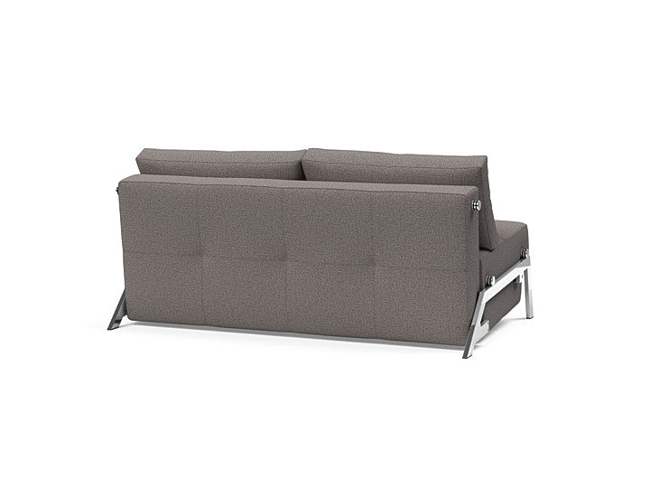 Cubed Sleeper Sofa With Chrome Legs - Queen