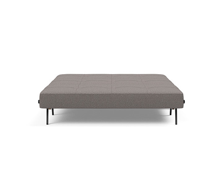 Cubed Sleeper Sofa With Dark Wood Legs - Queen