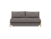 Cubed Sleeper Sofa With Lacquered Oak Legs - Queen