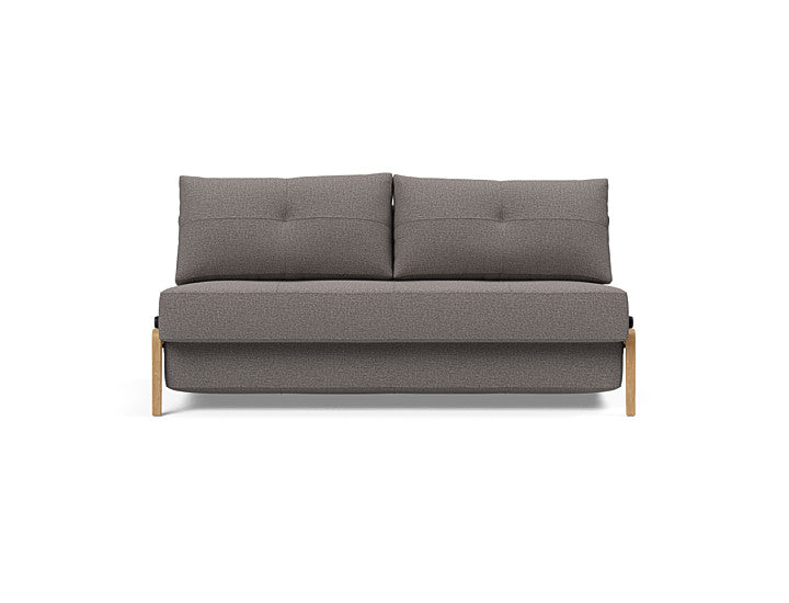 Cubed Sleeper Sofa With Lacquered Oak Legs - Queen