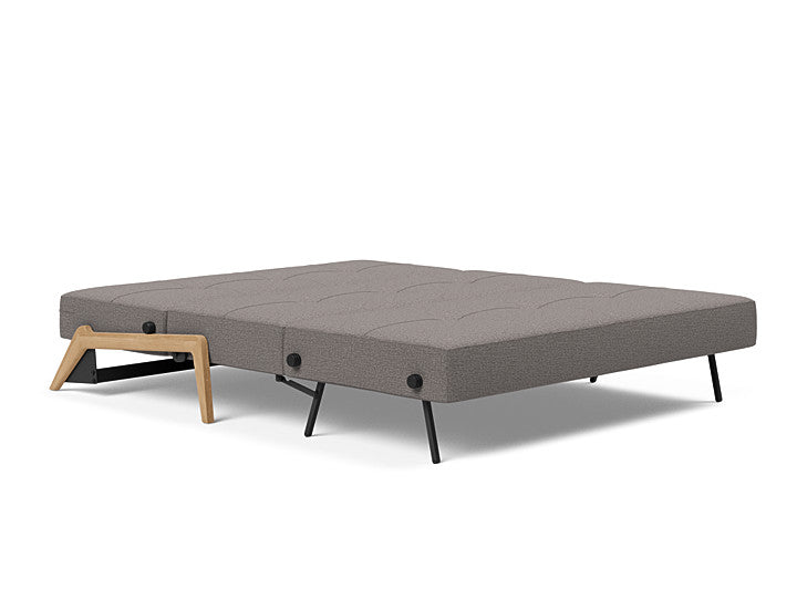 Cubed Sleeper Sofa With Lacquered Oak Legs - Queen
