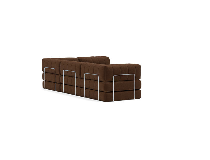 CozyPad Sleeper Sofa L-Shape With Arms