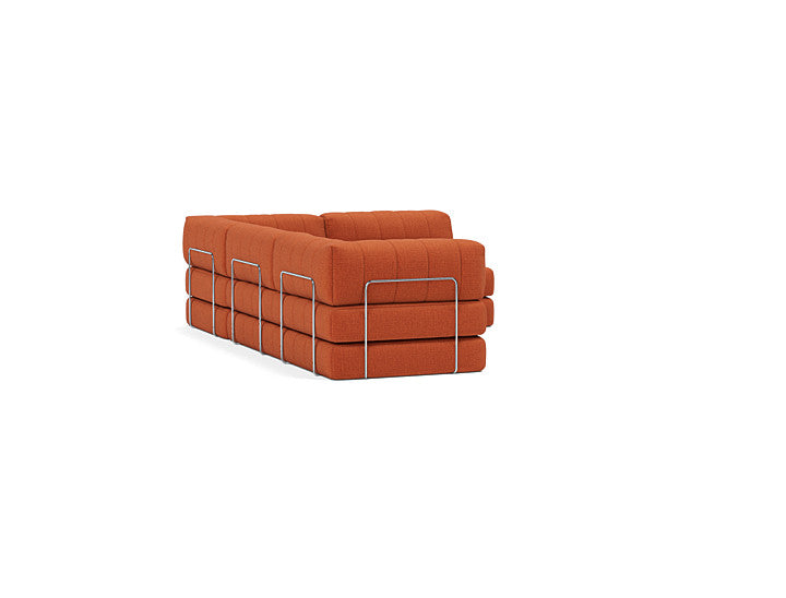 CozyPad Sleeper Sofa L-Shape With Arms