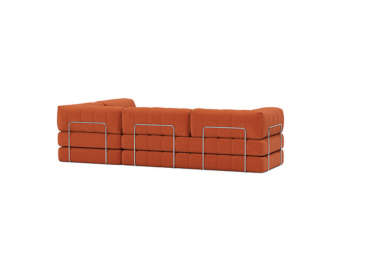 CozyPad Sleeper Sofa L-Shape With Arms