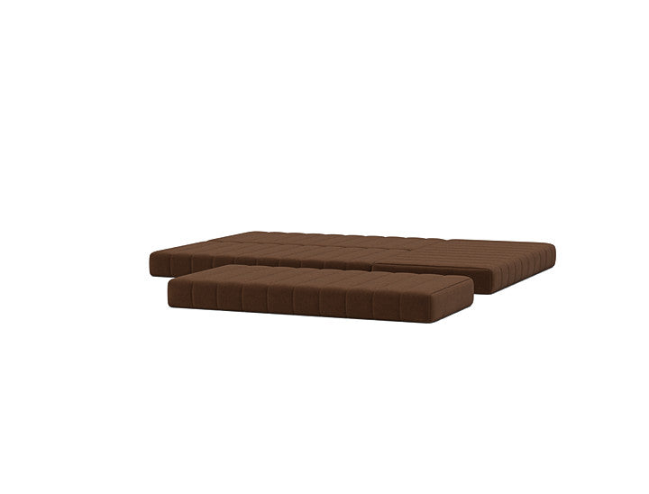CozyPad Sleeper Sofa L-Shape With Arms
