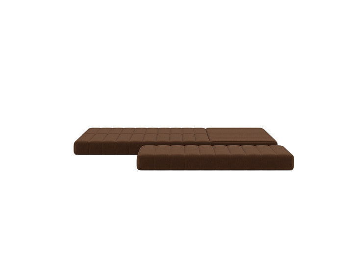CozyPad Sleeper Sofa L-Shape With Arms