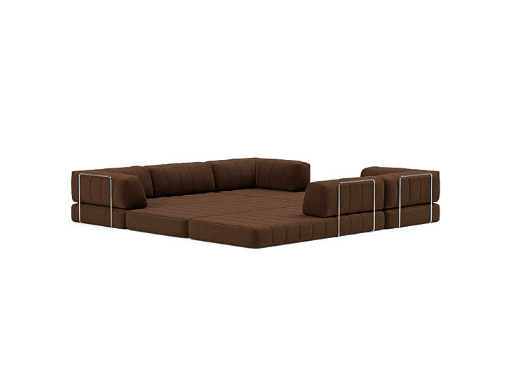 CozyPad Sleeper Sofa Corner With Arms