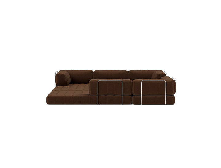 CozyPad Sleeper Sofa Corner With Arms