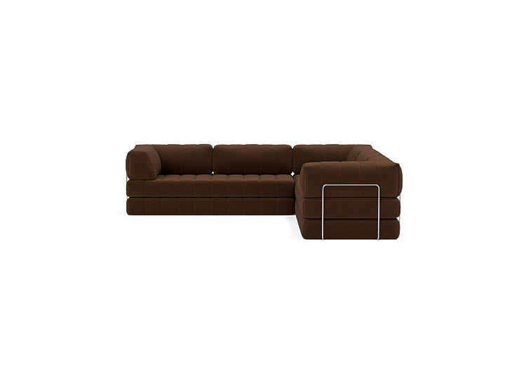 CozyPad Sleeper Sofa Corner With Arms