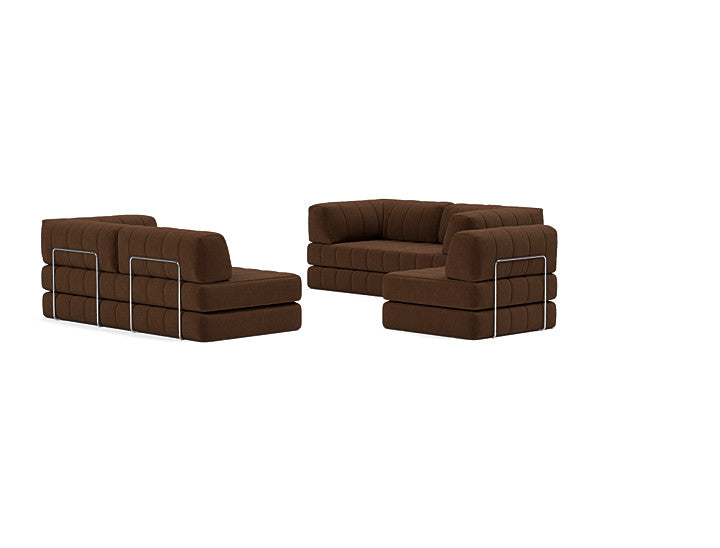 CozyPad Sleeper Sofa Corner With Arms