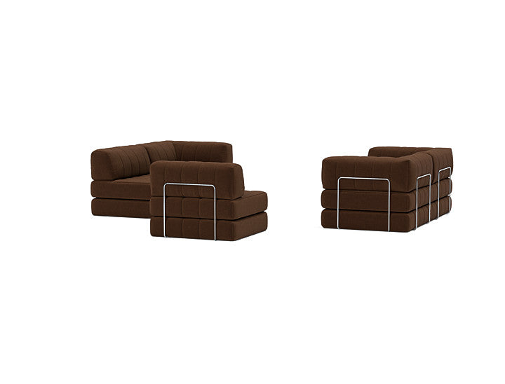 CozyPad Sleeper Sofa Corner With Arms